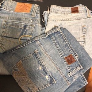 AE JEANS( all 3 for$ 35 set price if interested)
